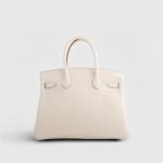Hermès Birkin 30 Togo Mushroom Palladium Hardware - Image 2