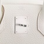 Hermès Birkin 30 Togo Mushroom Palladium Hardware - Image 7