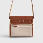 Hermès Herbag Mini Ecru Beige/Fauve Palladium Hardware - Image 2