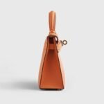 Hermès Kelly Mini Epsom Orange Gold Hardware - Image 4
