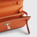 Hermès Kelly To Go Epsom Orange Palladium Hardware - Image 6