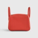 Hermès Lindy 20 Clemence Go Orange Field Palladium Hardware - Image 3