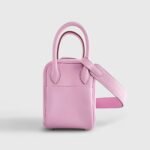 Hermès Lindy 20 Clemence Mauve Sylvester Palladium Hardware - Image 4