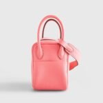 Hermès Lindy 20 Rose Azalee Palladium Hardware - Image 4