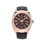 Rolex Sky-Dweller 326235 Rose Gold Brown Chocolate Dial Oysterflex