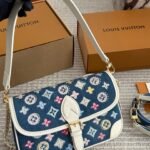 Louis Vuitton bling bling embroidered beaded studded fabric double box