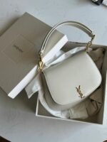 Saint Laurent Mini VOLTAIRE TOP HANDLE bag in BOX SAINT LAURENT - Image 6