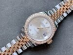 Rolex Lady-Datejust Silver Diamond Dial, Diamond Bezel, Steel & Gold, 279383RBR - Image 6