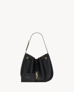 Saint Laurent PARIS VII small hobo in grained leather - Image 2