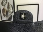 CHANEL LARGE CLASSIC HANDBAG Grained Calfskin & Silver Metal - Image 8