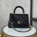 Chanel Coco handle flap shoulder bag Mini - Image 2