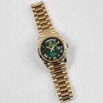 Rolex Day-Date 36 128238 Yellow Gold Green Ombre Roman Numeral Dial (2024) - Image 3