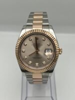 Rolex Datejust 41 126331 Rose Gold Stainless Steel Sundust Diamond Dial (2022) - Image 2