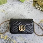 GUCCI Marmont matelasse leather super mini bag - Image 3