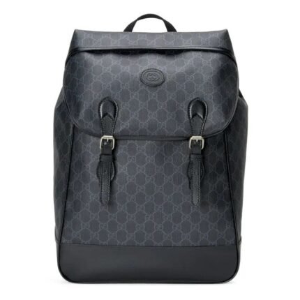 GUCCI MEDIUM BACKPACK WITH INTERLOCKING G