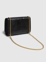 Saint Laurent Medium Kate Tassel Chain Bag In Black Crocodile Em - Image 6