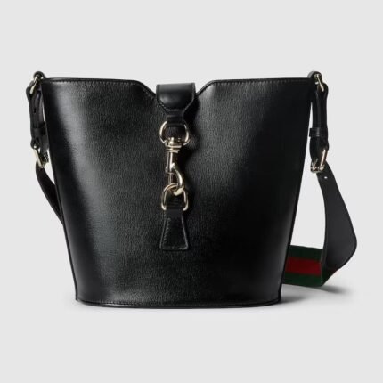 GUCCI MINI BUCKET SHOULDER BAG(BLACK)