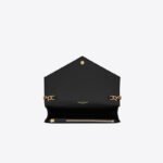 Saint Laurent Envelope Chain Wallet In Grain De Poudre Embossed - Image 4