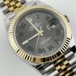Rolex Datejust 41 126333 Wimbledon Yellow Gold Stainless Steel Slate Dial Jubilee (2020) - Image 3