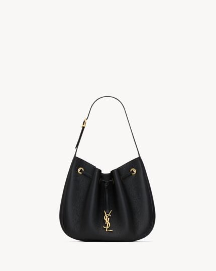 Saint Laurent PARIS VII small hobo in grained leather