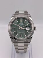 Rolex Datejust 41 126300 Stainless Steel Green Fluted-Motif Dial Oyster (2023) - Image 2