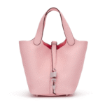 Hermès Rose Sakura Clemence Picotin 18 Palladium Hardware