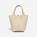 Hermès Picotin 18 Taurillon Clémence Craie - Image 5