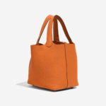 Hermès Picotin 18 Clémence Orange (silver hardware) - Image 6