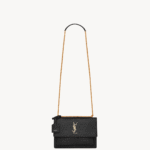 Saint Laurent SUNSET MEDIUM IN CROCODILE-EMBOSSED LEATHER