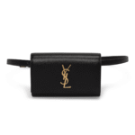Saint Laurent Black Grain de Poudre Kate Belt Bag