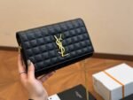 SAINT LAURENT LAMBSKIN CASSANDRE CHAIN WALLET - Image 2