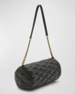 Saint Laurent Sade Medium YSL Tube Shoulder Bag in Quilted Smooth Leather - Image 3