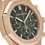 Audemars Piguet Royal Oak 26240OR.OO.1320OR.04 Chronograph ’50th Anniversary’ Rose Gold Khaki Green Dial - Image 4