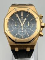 Audemars Piguet Royal Oak 26320OR.OO.D002CR.01 Selfwinding Chronograph Rose Gold Black Dial - Image 3