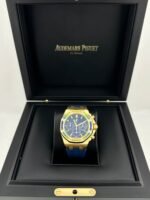 Audemars Piguet Royal Oak Offshore 26236BA.YY.D346CA.01 Yellow Gold Sapphire Dial (2023) - Image 2
