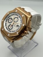 Audemars Piguet Royal Oak Offshore 26408OR.OO.A010CA.01.99 Chronograph Rose Gold White Dial - Image 5