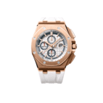 Audemars Piguet Royal Oak Offshore 26408OR.OO.A010CA.01.99 Chronograph Rose Gold White Dial