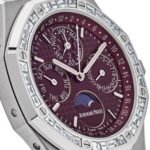 Audemars Piguet Royal Oak Perpetual Calendar 26598BC.ZZ.1220BC.01 ‘Special Edition’ White Gold Burgundy Dial Diamond Bezel (2024) - Image 5