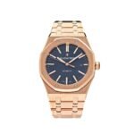 Audemars Piguet Royal Oak Selfwinding Rose Gold Blue Dial 15400OR.OO.1220OR.03