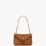 Saint Laurent PUFFER SMALL in suede