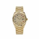 Rolex Day-Date 36 128238 Yellow Gold Diamond-Paved Rainbow Dial (2022)