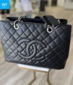 CHANEL Grand Shopping Tote Black Caviar Leather - Image 2