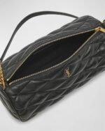 Saint Laurent Sade Medium YSL Tube Shoulder Bag in Quilted Smooth Leather - Image 5