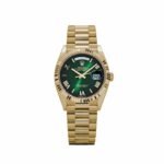 Rolex Day-Date 36 128238 Yellow Gold Green Ombre Roman Numeral Dial (2024)