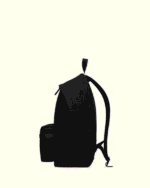Saint Laurent City backpack in ECONYL®, smooth leather and nylon - Image 4