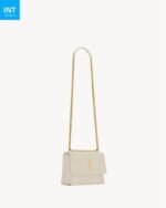 Saint Laurent SUNSET MEDIUM IN CROCODILE-EMBOSSED LEATHER - Image 2