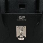 Hermès Epsom Birkin Sellier 25 Black - Image 7