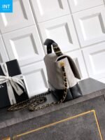 Chanel Large Flap Bag with Top Handle - Image 3