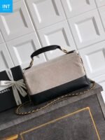 Chanel Large Flap Bag with Top Handle - Image 4