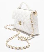 Chanel Small Flap Bag with Top Handle - Image 3